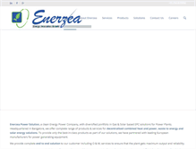 Tablet Screenshot of enerzea.com